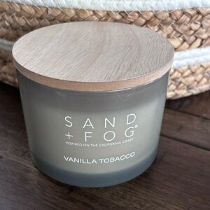 Sand + Fog Vanilla Tobacco Candle with Wooden Lid